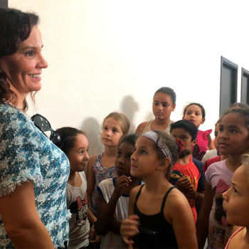 Fundadora do Instituto Oswaldo Ribeiro de Mendonça visita Núcleo Cultural de Ipuã
