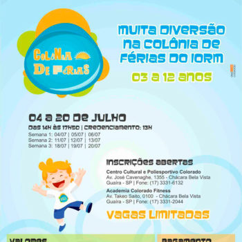 Colônia de Férias do IORM