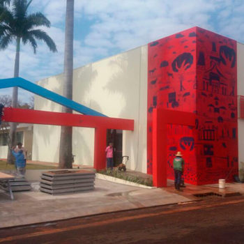 Com fachada desenhada por alunos das escolas públicas, Ipuã inaugura nesta terça seu primeiro Núcleo Cultural