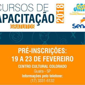 Cursos de Capacitação 2018 – IORM