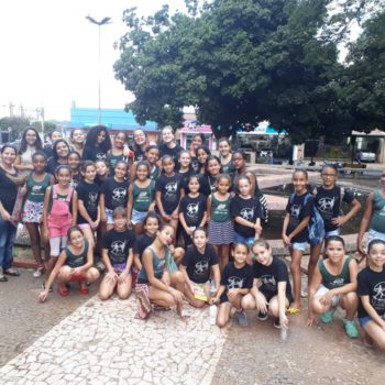 Usina da Dança visita Feira do Livro de Orlândia
