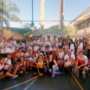 Alunos da ETEC Alcídio e Castelinho participam do Campeonato de Basquete e Vôlei do Projeto Futuro Olímpico 2