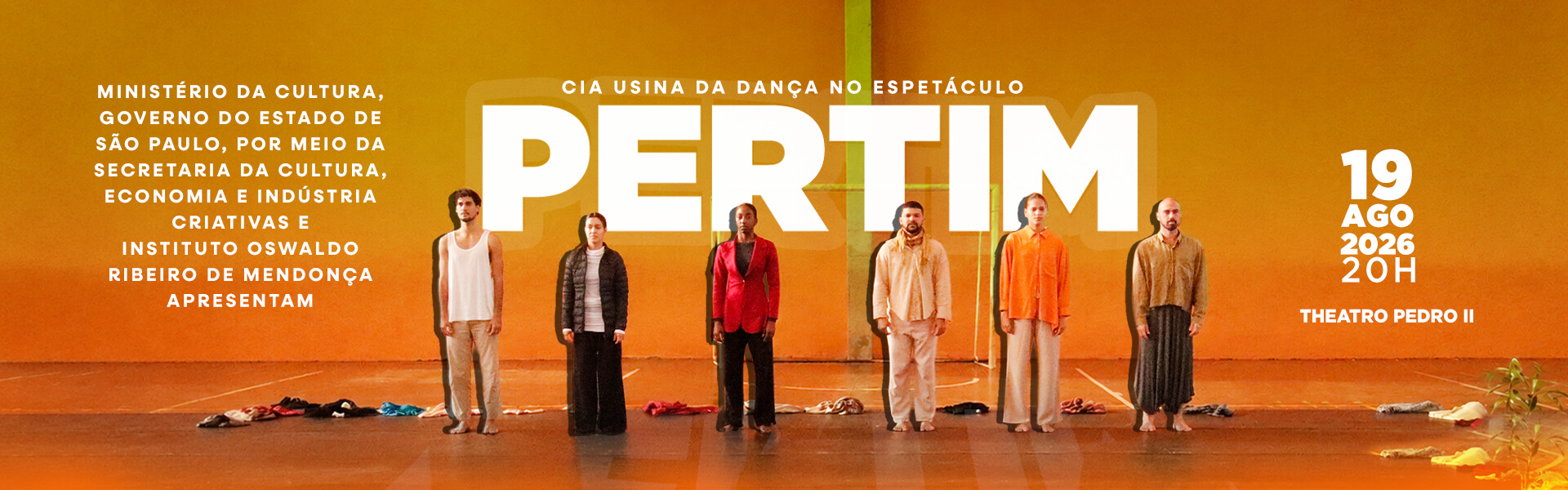 Pertim – banner do espetáculo