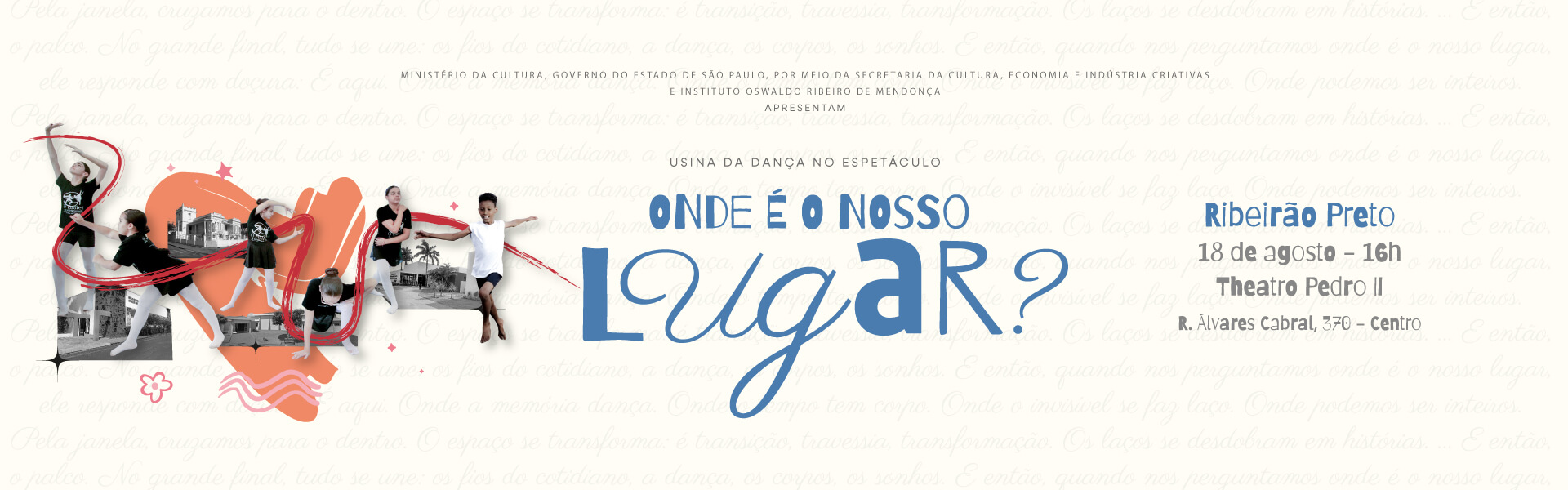 Onde é o Nosso Lugar — espetáculo IORM